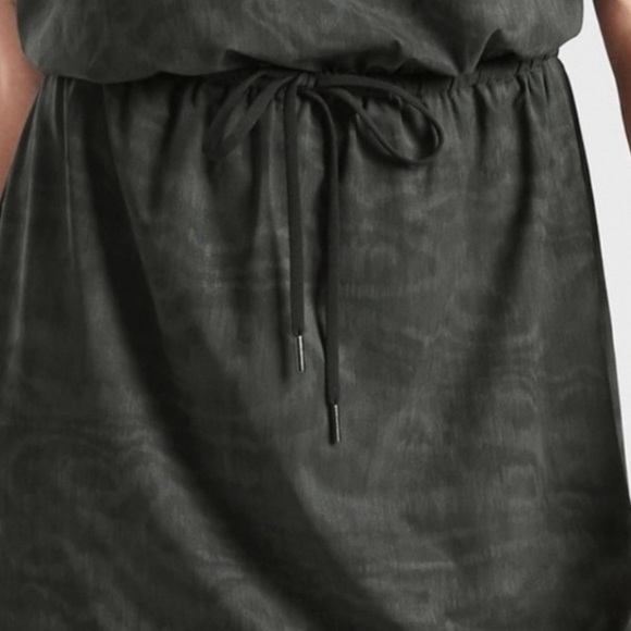 Athleta Rincon Black Printed Dress Sz XS - Picture 3 of 7